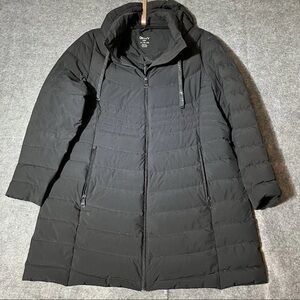 DKNY Quilted Black Puffer Coat